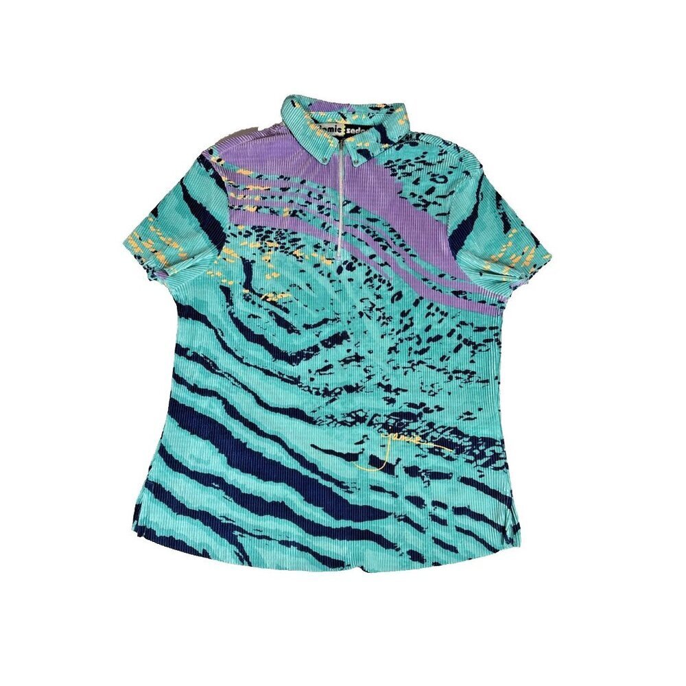 Jamie Sadock Women’s Golf Shirt Polo Top Contrast Colors Size XS Short Sleeves